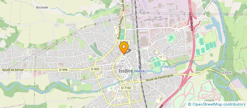 localisation de l'entreprise SCI BBNOT  ISSOIRE