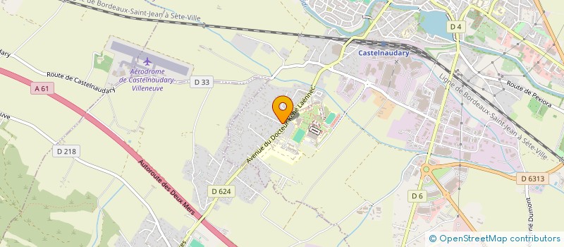 localisation de l'entreprise SCI BBNS  CASTELNAUDARY