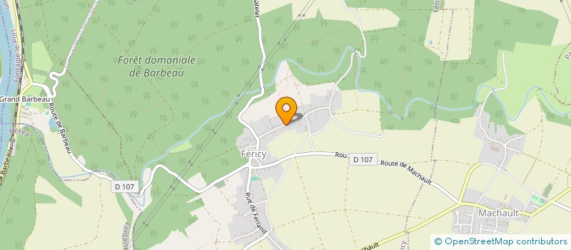 localisation de l'entreprise SCI BBOUT'IMMO  FERICY