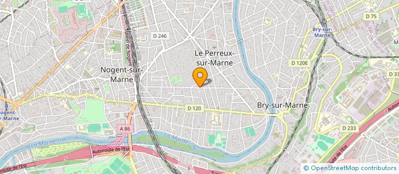 localisation de l'entreprise SCI BBP  LE PERREUX-SUR-MARNE