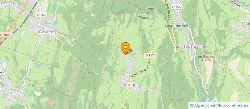 localisation de l'entreprise SCI BBP  GERUGE