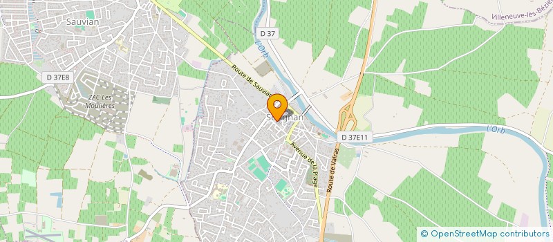 localisation de l'entreprise SCI BBPAN  VALRAS-PLAGE