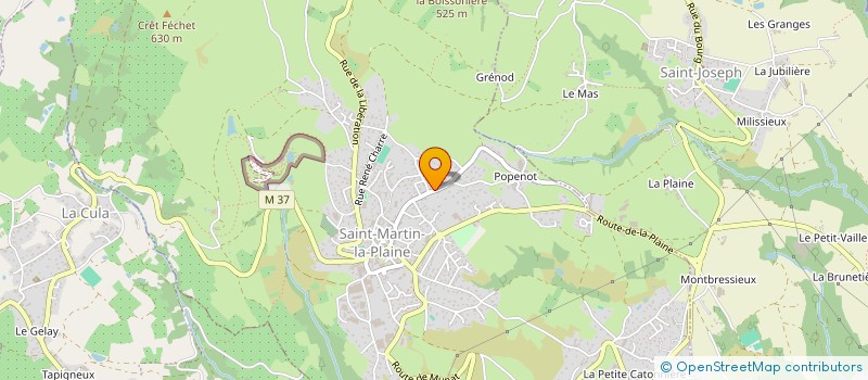 localisation de l'entreprise SCI BBR  SAINT-MARTIN-LA-PLAINE