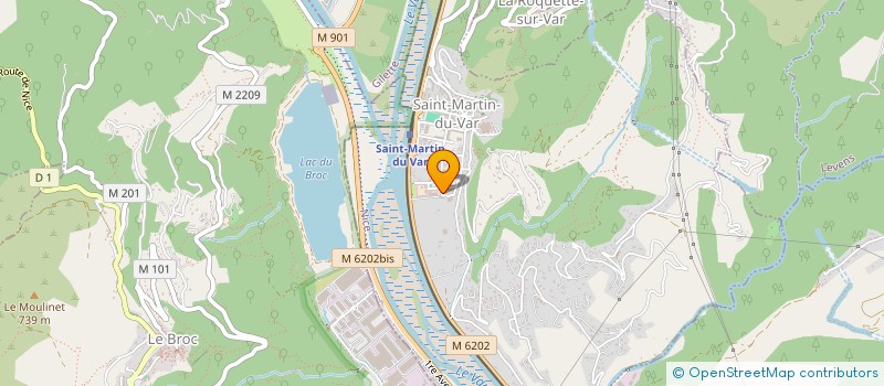 localisation de l'entreprise SCI BBR  SAINT-MARTIN-DU-VAR