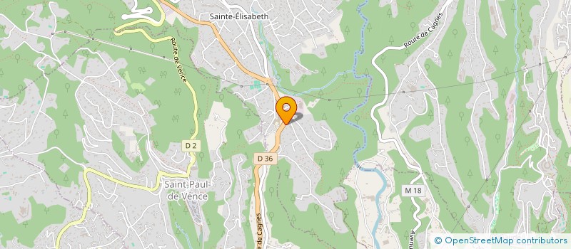 localisation de l'entreprise SCI BBSMA  VENCE