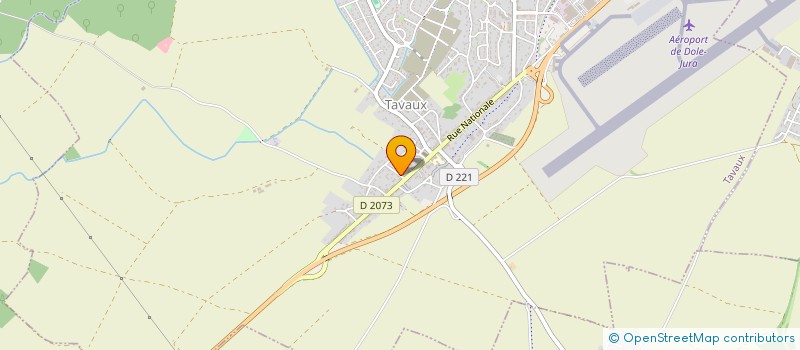 localisation de l'entreprise SCI BBV  TAVAUX