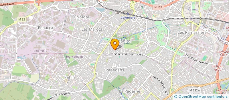 localisation de l'entreprise SCI BC 28 à COLOMIERS