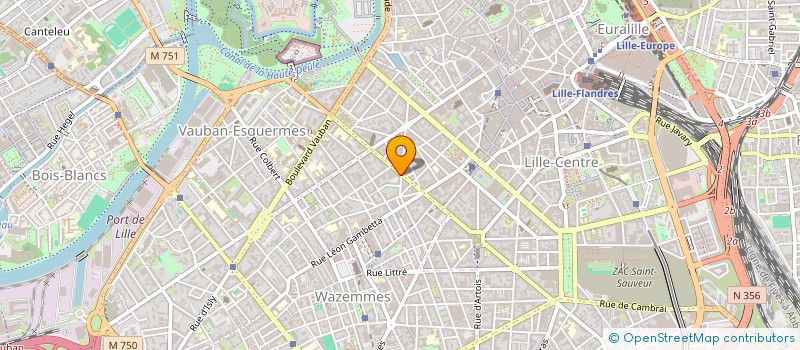 localisation de l'entreprise SCI BC 2L à LILLE
