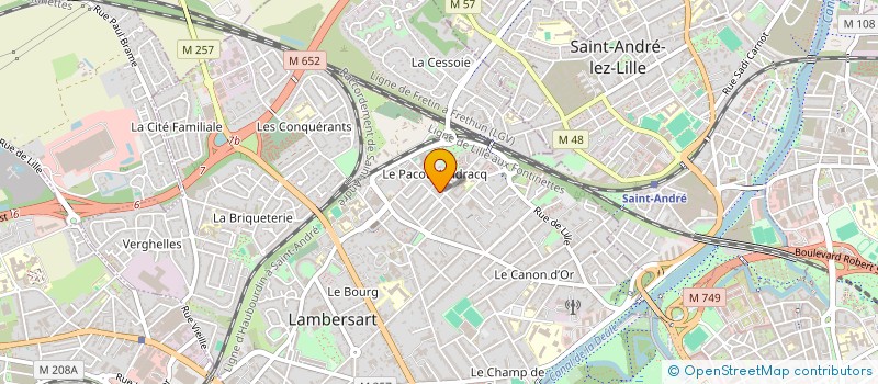 localisation de l'entreprise SCI BC à LAMBERSART