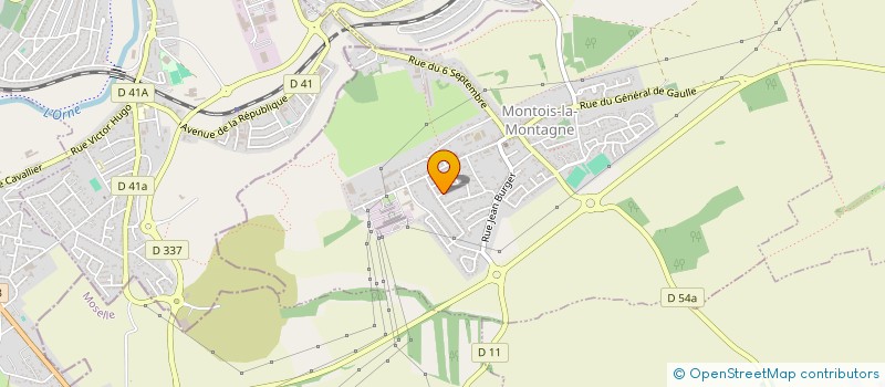 localisation de l'entreprise SCI BC  MONTOIS-LA-MONTAGNE