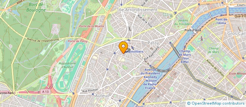 localisation de l'entreprise SCI BC  PARIS