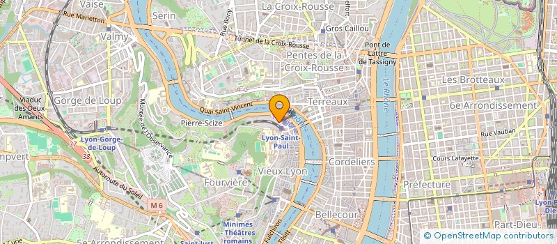 localisation de l'entreprise SCI BC&C PARTNERS  LYON