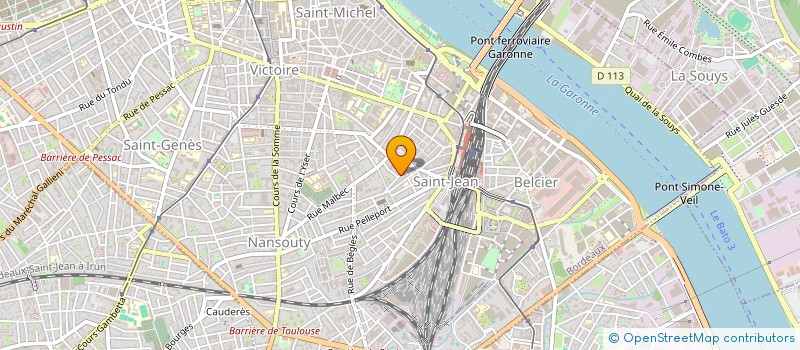 localisation de l'entreprise SCI BC GUSS  BORDEAUX