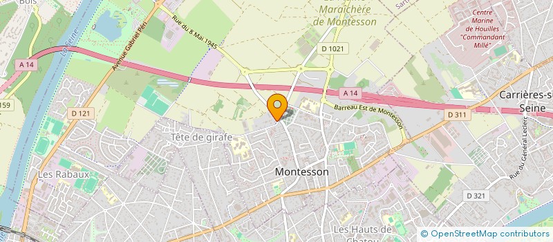 localisation de l'entreprise SCI BC GUYARD  MONTESSON