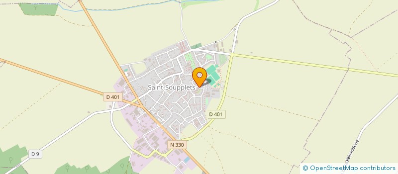 localisation de l'entreprise SCI BC HABITAT  SAINT-SOUPPLETS