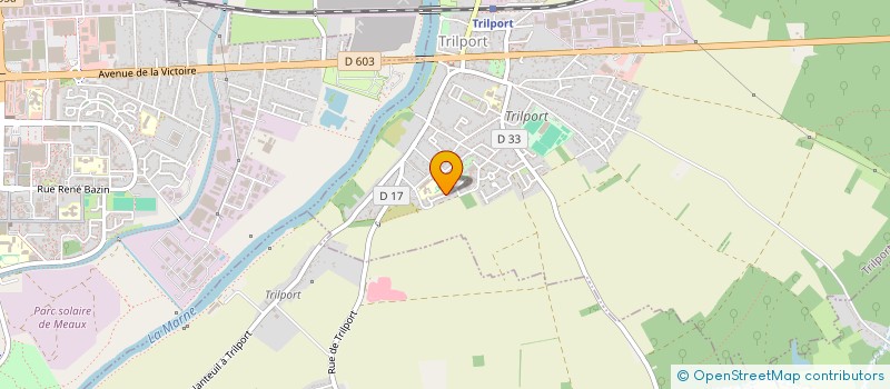 localisation de l'entreprise SCI BC INVESTISSEMENT  TRILPORT