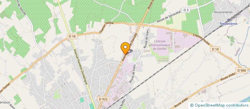 localisation de l'entreprise SCI BC2 à GAILLAC