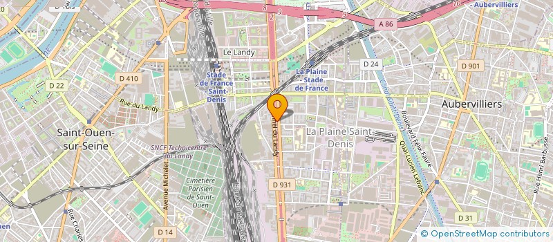 localisation de l'entreprise SCI BC2D à SAINT-DENIS