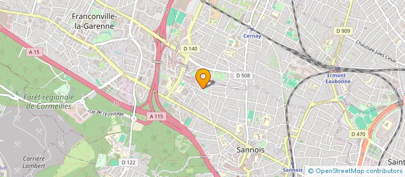 localisation de l'entreprise SCI BCA  SANNOIS