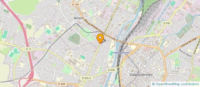 localisation de l'entreprise SCI BCAG  ANZIN