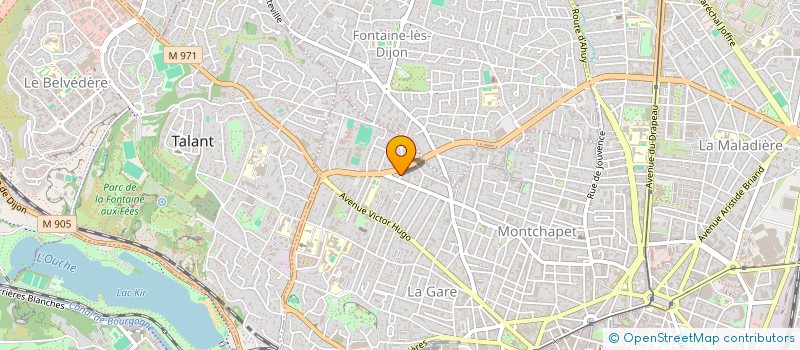 localisation de l'entreprise SCI BCAM à DIJON