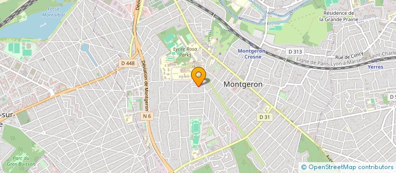 localisation de l'entreprise SCI BCAPL à MONTGERON