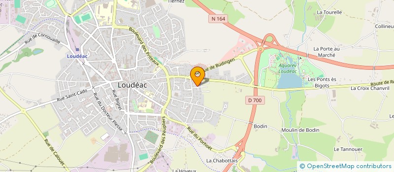localisation de l'entreprise SCI BCB à LOUDEAC