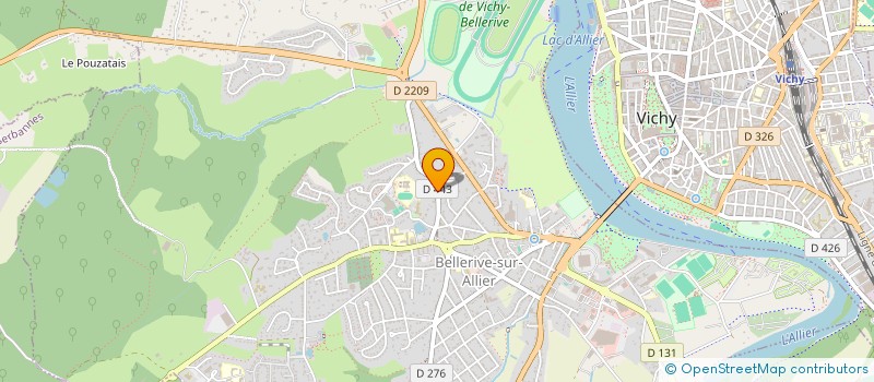 localisation de l'entreprise SCI BCB  BELLERIVE-SUR-ALLIER