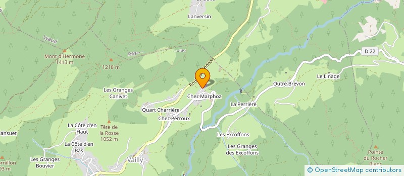 localisation de l'entreprise SCI BCBG  VAILLY