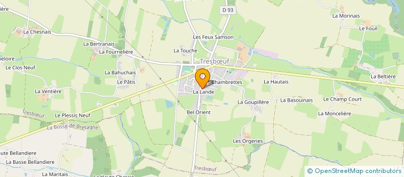 localisation de l'entreprise SCI BCBG IMMO à OMBREE D'ANJOU