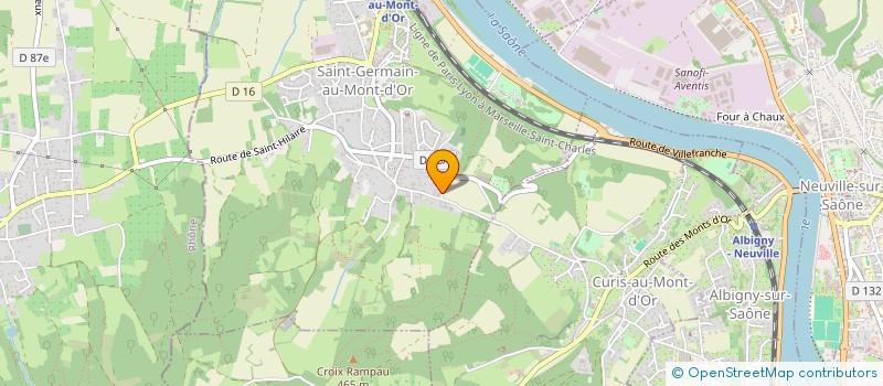 localisation de l'entreprise SCI BCBL  SAINT-GERMAIN-AU-MONT-D'OR