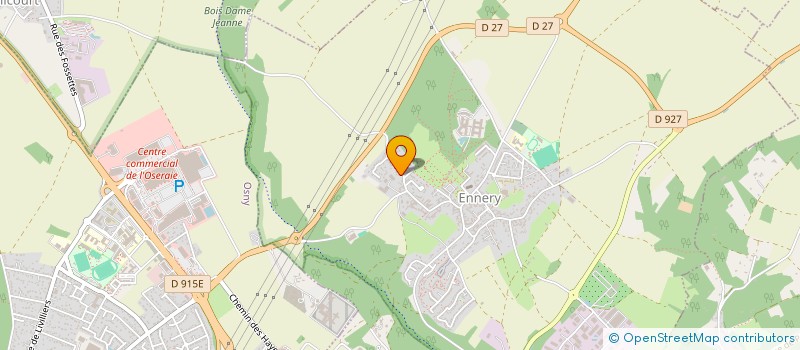 localisation de l'entreprise SCI BCBM  ENNERY