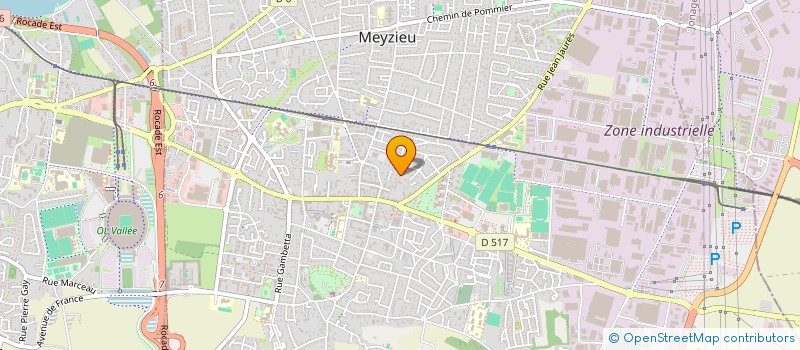 localisation de l'entreprise SCI BCC INVESTISSEMENTS  MEYZIEU