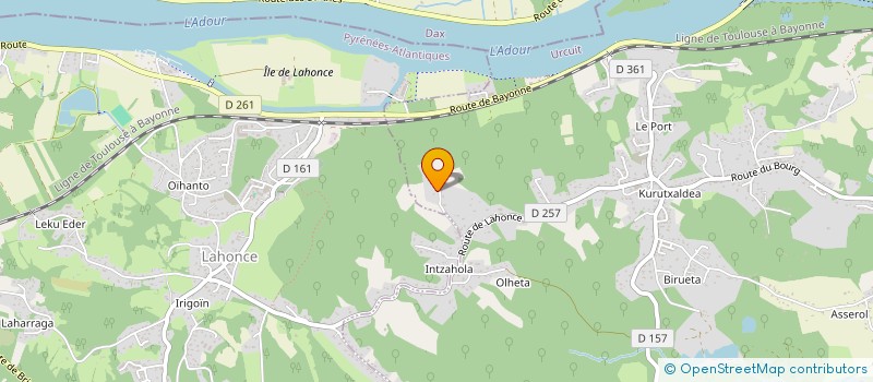 localisation de l'entreprise SCI BCCAF  URCUIT