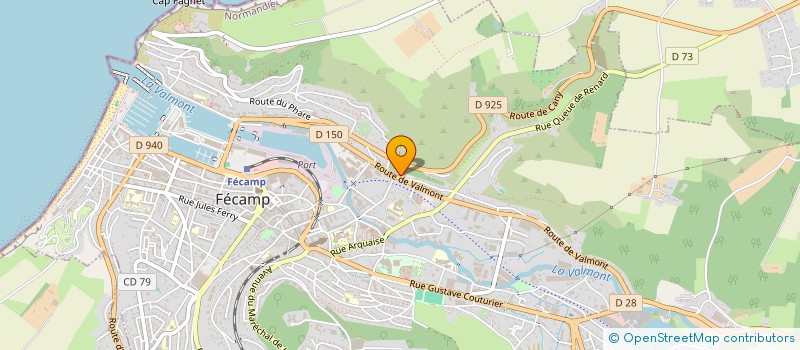 localisation de l'entreprise SCI BCCB  FECAMP