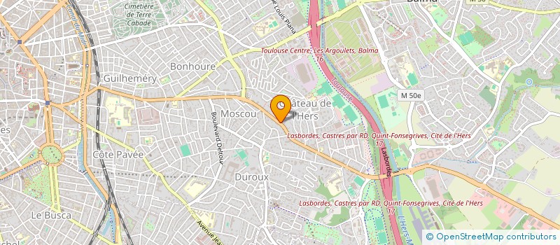 localisation de l'entreprise SCI BCCD à TOULOUSE