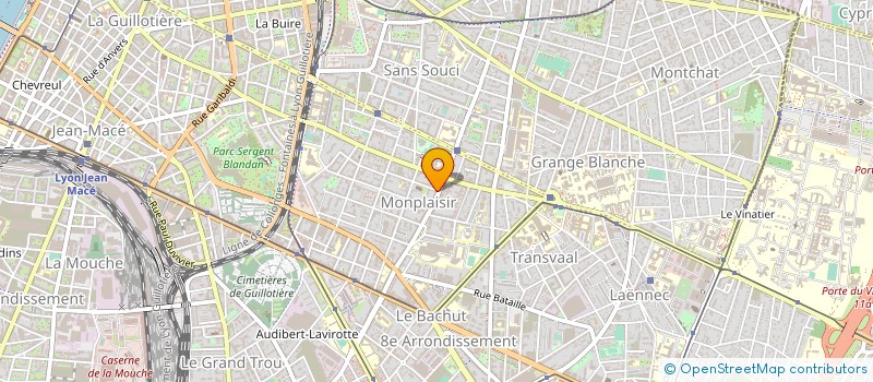 localisation de l'entreprise SCI BCD  LYON