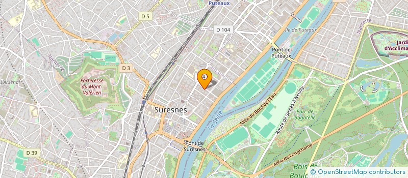 localisation de l'entreprise SCI BCD à SURESNES