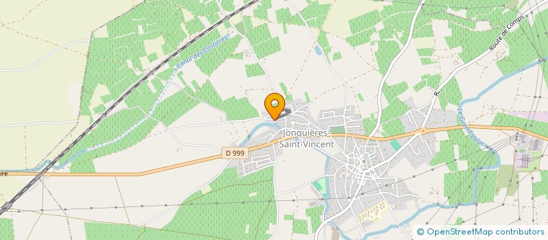 localisation de l'entreprise SCI BCD  JONQUIERES-SAINT-VINCENT