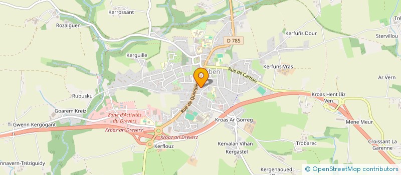 localisation de l'entreprise SCI BCDA  PLEYBEN