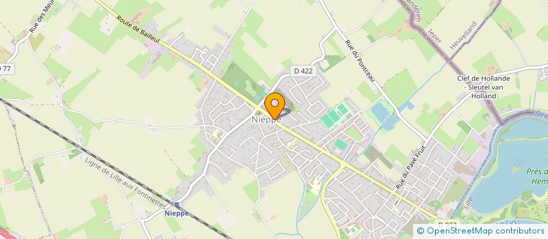 localisation de l'entreprise SCI BCDL  NIEPPE