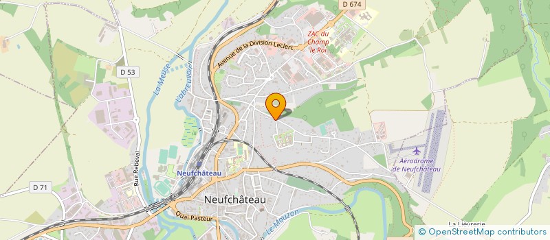 localisation de l'entreprise SCI BCDM à NEUFCHATEAU