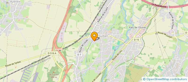 localisation de l'entreprise SCI BCDR  JUILLAN