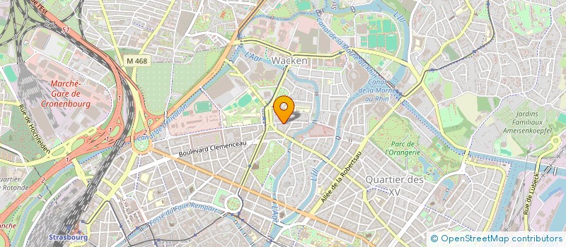 localisation de l'entreprise SCI BCE  STRASBOURG