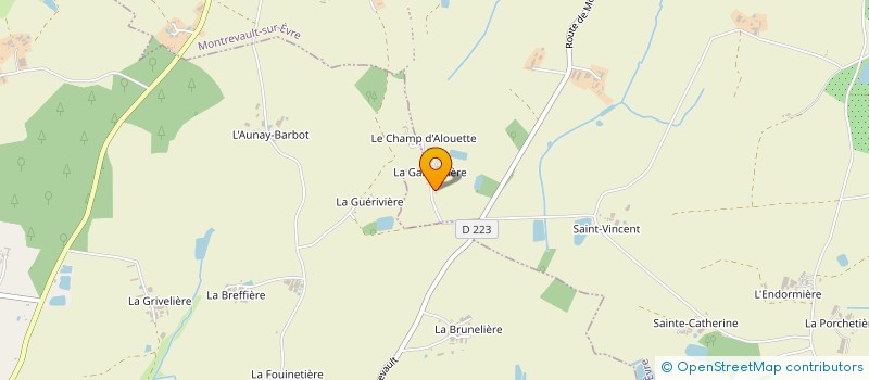 localisation de l'entreprise SCI BCECL  MAUGES-SUR-LOIRE