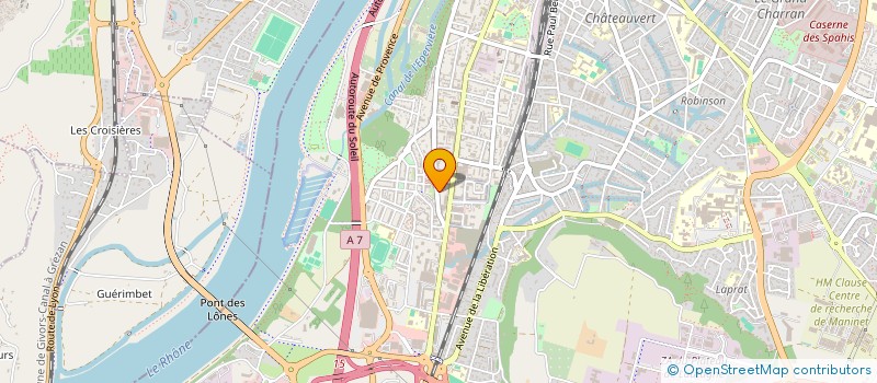 localisation de l'entreprise SCI BCEM à VALENCE