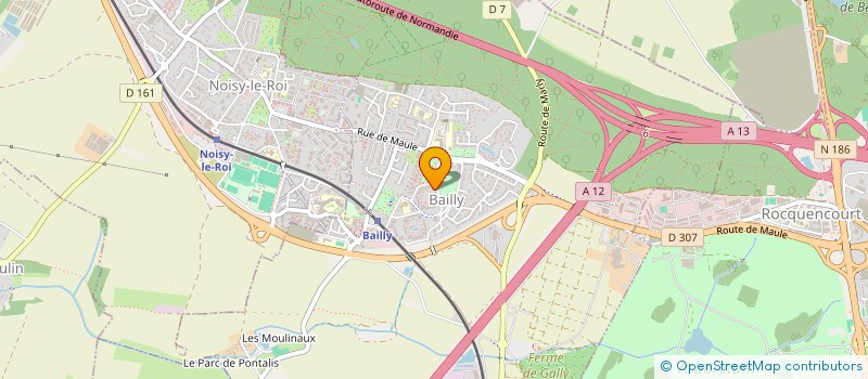 localisation de l'entreprise SCI BCER  BAILLY