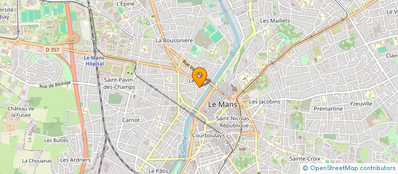 localisation de l'entreprise SCI BCF  LE MANS