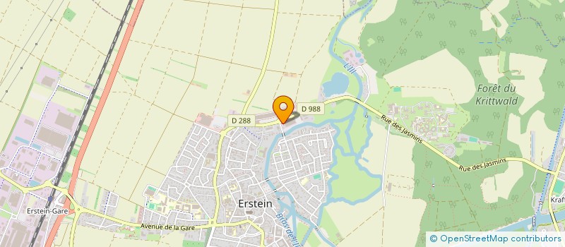 localisation de l'entreprise SCI BCF  GERSTHEIM