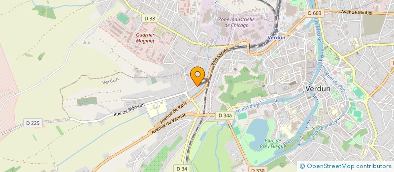 localisation de l'entreprise SCI BCG à VERDUN